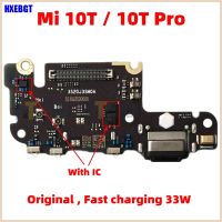 ต้นฉบับสําหรับ Xiaomi Mi 10T Mi10T Pro พอร์ตชาร์จ USB Flex Cable Charger Board พร้อมเครื่องอ่านซิมการ์ด ไมโครโฟน อะไหล่ซ่อม