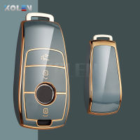 【2023】TPU Car Remote Key Case Cover Shell For Benz A C E S G Class GLC CLE CLA W177 W205 W213 W222 X167 AMG Protector Holder