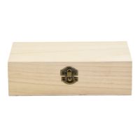 Wooden Storage Box Retro Jewelry Box Desktop Wood Clamshell Storage Hand Decoration Wooden Box Gift Box Organization