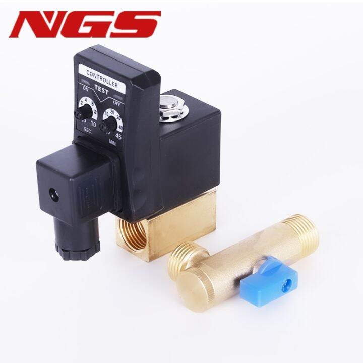 1/2" DN15 Auto Pneumatic Valve Drain Air Compressor Time Delay Switch