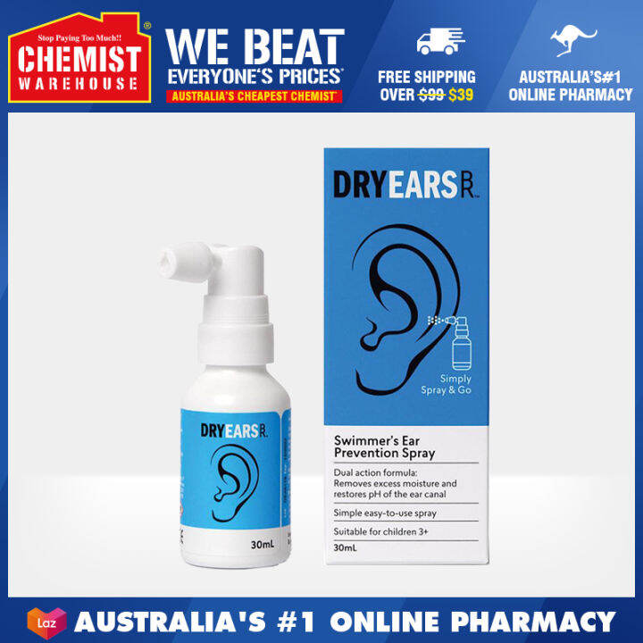 Dry Ears Swimmers Ear Prevention Spray 30ml Prevent Infection