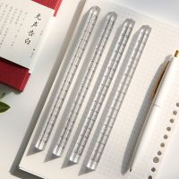 【CC】✟❍  1Pc Transparent Ruler Stationery School Supplies Students Kids Children Office Straight Rulers