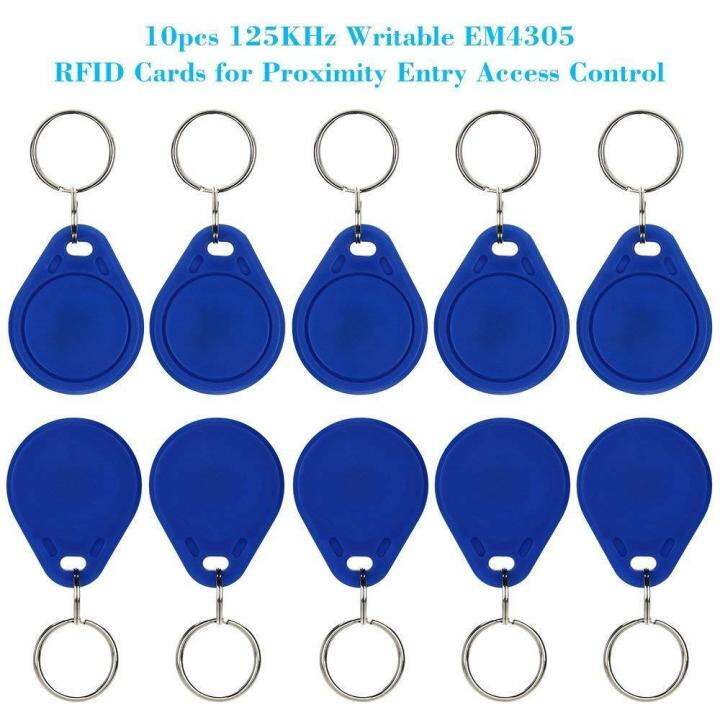 10pcs RFID 125KHz Writable Rewrite Writable EM4305 T5577 Proximity ...