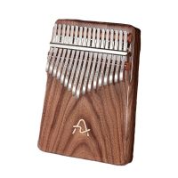 【YF】 Kalimba 21 Thumb Wood 17 Mbira Small Beginners Instrument