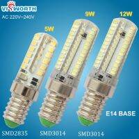 【⊕Good quality⊕】 lan84 หลอดไฟ Led ข้าวโพดแบบ E14ไฟ Led 5W 9W 12W Smd2835 48Led Smd3014หลอดไฟ Led Ac 220V 230V 240V นำแสงโคมระย้า Led