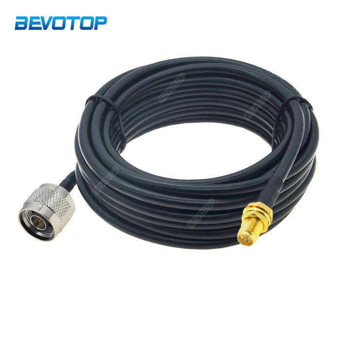 N Type Male Plug To RP SMA Female Pigtail LMR200 RF Extension Cable For ...