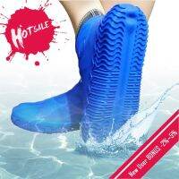 1 คู่ซิลิโคนรองเท้า S/M/L Dwaterproof น้ำฝนรองเท้ากลางแจ้ง Camping Non SLIP ยาง Rain BOOT-cijiha