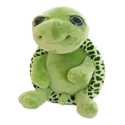 Vinv 20cm Stuffed Plush Cartoon Turtle Toy Green Big Eyes Stuffed Tortoise Turtle Animal Plush Baby Toy Gift