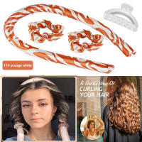 Heatless Curling Rod Headband No Heat Curls Ribbon Hair Rollers Lazy Curler Soft Ribbon Hair Curlers DIY เครื่องมือจัดแต่งทรงผม