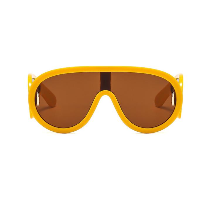 yotigar-แว่นตากันแดดผู้หญิง-แว่นตากันแดดขนาดใหญ่สบายสำหรับผู้ชายใบหน้าเล็กชาเหลืองเดินป่า