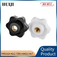 5/3/2 PCS M4 M5 M6 M8 M10 M12 Black White Plum Hand Tighten Nuts Handle Thread Star Mechanical Nuts Manual Nuts