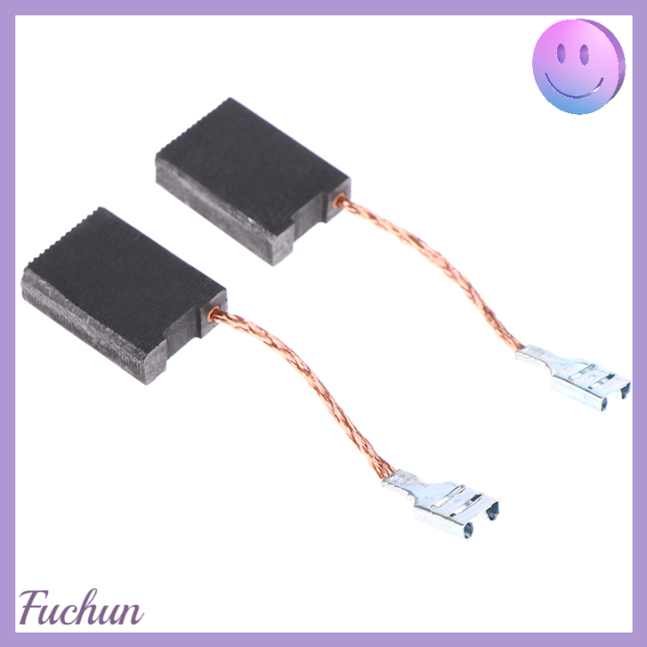 fuchun-chen-evan-เครื่องบดจำนวนมาก2ชิ้นแปรงคาร์บอนลูกหมูอะไหล่6x16x22mm