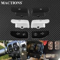 Motorcycle Turn Signal Extension Caps Switch Button Extended Cover For Harley Softail Sportster XL Tou Street Electra Glide