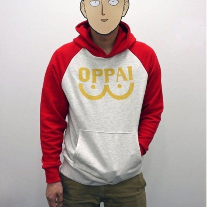 One Punch Oppai hoodie Hooded Sweatershirts pullover Cosplay Costume |