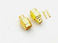 【LZ】❦  Solda macho SMA para conector de cabo RG402 semi-rígido 50pcs 100pcs 500pcs