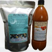 Combo 1kg Muối Thảo Dược & 1 lít ruoi gừng nghệ gấc hạ thổ 100 ngày Giảm