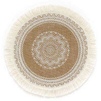 [COD]FavorMax สไตล์นอร์ดิก Macrame Placemats ถ้วยเสื่อเย็บปักถักร้อยที่สวยหรูจานขนมโบฮีเมียนทอฝ้าย Placemat ผ้าฝ้ายและผ้าลินินโต๊ะรับประทานอาหารแผ่นฉนวนกันความร้อน