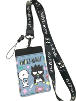 BAD  BADTZ   SK  ซองใส่บัตร ที่ใส่บัตร พร้อมสายคล้องคอ ลาย BAD  BADTZ   SK  แบด แบด มารู งานดี สวยงาม สำหรับ บัตร 6x8 cm (body 7x11cm)  สายกว้าง2 cm สวยงามน่าใช้ NPNN