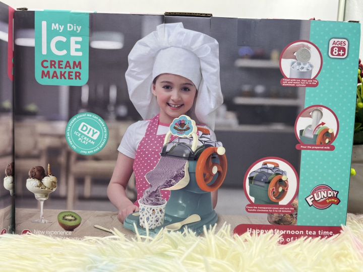 ของเล่น-ของเล่นเด็ก-เครื่องทำไอศกรีม-ice-cream-maker-ทำไอติมเด็กเล่น-ของขวัญ-ของเล่นเด็กผู้หญิง