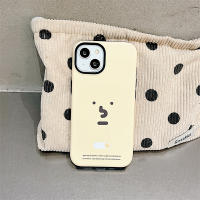 3D แฟชั่นลายการ์ตูนน่ารักสีเหลืองสำหรับ IPhone14 13 12 11 Pro Max เคสโทรศัพท์ความคิดสร้างสรรค์