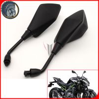 ❈❂▲ For Kawasaki Z900 2017 One Pair 10mm Motorcycle Mirrors Motorbike Scooter Side Rear View Mirror Black Rearview Mirror