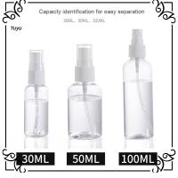 YUYU แบบพกพา การท่องเที่ยว 50ml/75ML/100ml ขวดสเปรย์เปล่า รีฟิล ภาชนะบรรจุเครื่องสำอาง เครื่องฉีดน้ำน้ำหอม