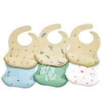 【CC】 Baby Bib Silicone Bibs Children Super Soft Food Grade Kids Dripping Feeding Accessories Adjustable Burp Scarf