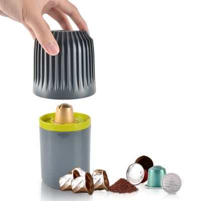 【YF】 Reciclador De Cápsulas Alumínio Nespresso Plástico ABS Caixa Moagem Café Ferramenta Reciclagem Cápsulas Novo 2023