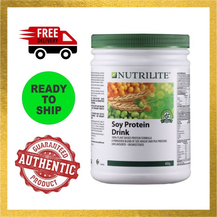 ⭐READY STOCK⭐ Amway Nutrilite Soy Protein Drink - 450g - 100 Amway ...