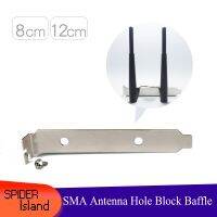 Wireless Baffle Network Card Wifi Antenna fixed Bracket SMA Hole Block Baffle 12cm Low Profile 8cm