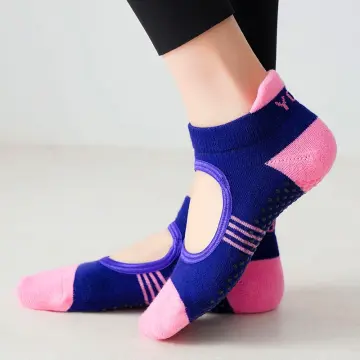 Yoga Socks for Women Summer Backless Toe Yoga Socks Fitness Sports