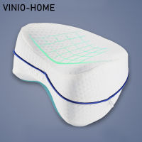 Body Memory Cotton Leg Pillow Home Foam Pillow Sleeping Orthopedic Sciatica Back Hip Joint for Pain Relief Thigh Leg Pad Cushion