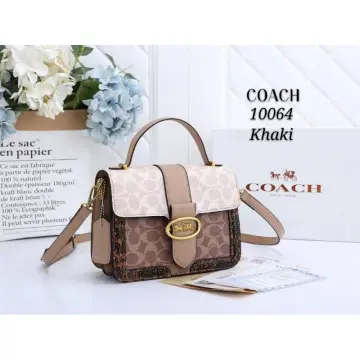 Coach small discount georgie top handle