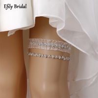 【YF】☋☾  Efily Rhinestone Wedding Garter Jewelry Color Bridal Suspenders for Dresses Bridesmaid