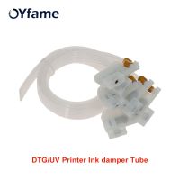 Oyfame แดมเปอร์หมึก L1800สำหรับเครื่องพิมพ์ Dtg Dtf Damper เครื่องพิมพ์หมึก Uv Uv พร้อมท่อสำหรับ Epson R1390 L1800 L800 L805 R290เครื่องพิมพ์