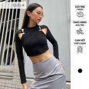 Áo croptop tay dài NADIA TOP - CLÉLIE