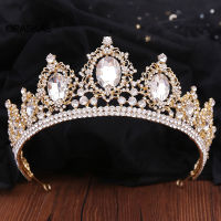 ใหม่งานแต่งงาน tiaras hiarband สำหรับผู้หญิง rhinestone Luxury crowns หญิงจัดเลี้ยง เครื่องประดับของขวัญเจ้าสาว diad เครื่องประดับผม