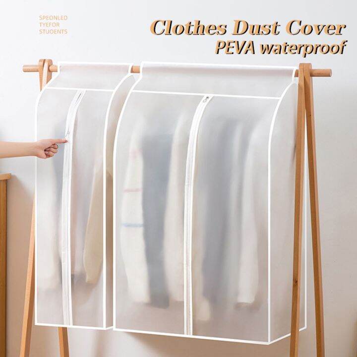 Wardrobe Plastic Clothes Cover Rack Hanging Cover Cloth Hanger Cover