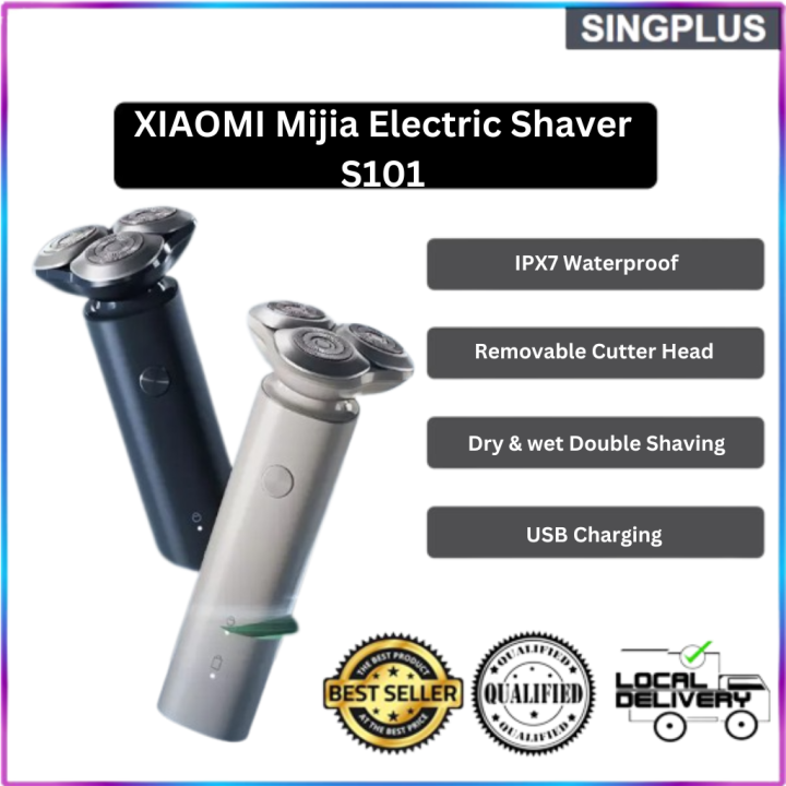 【SG LOCAL SELLER】XIAOMI MIJIA S101 Men Electric Shavers Dry Wet Shaving ...