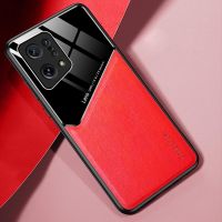 สำหรับเคสโทรศัพท์ OPPO Find X5หนังหรูหราสีอะคริลิคตัดกันเพื่อซ่อนกล้อง Alas Magnetik ป้องกันการกระแทกฝาหลัง