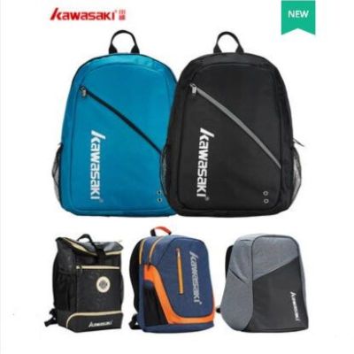 ★New★ Genuine Kawasaki Badminton Bag Men and Women Sports Fitness Backpack Shoulder School Bag Large Capacity Student Bag Universal Bag