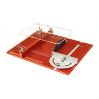 เราเตอร์งานไม้ตารางใส่แผ่น Mitre Gauge Guide Set Mini Table Saw Flip Board สำหรับ Workbench DIY Tools