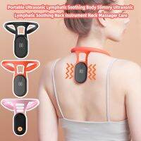 ZZOOI Portable Mericle Ultrasonic Lymphatic Sooth Body Slimory Ultrasonic Lymphatic Soothing Neck Massager Instrument Neck Care Tools