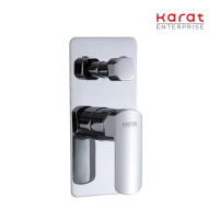 Karat Faucet ก๊อกผสมฝังผนังแบบก้านโยกพร้อมที่สลับทางน้ำ (Diverter) สำหรับฝักบัวก้านแข็ง KF-43-861-50