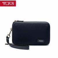 ร้อน, ร้อน★Tumi/tumi 66026 กระเป๋าสตางค์ กระเป๋าคลัทช์ หนังแท้ มีซิป อเนกประสงค์ สําหรับผู้ชาย