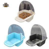 เครื่องจ่ายอาหารนก Parrot Feeder Leak-Proof Anti-Splash No Mess Large Capacity Feeding Container