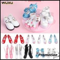 WUXU ใหม่ 22 สไตล์ หนัง PU 1/3 รองเท้าผ้า รองเท้าบูทตุ๊กตา 60 ซม. สีที่แตกต่าง เครื่องประดับ Play House