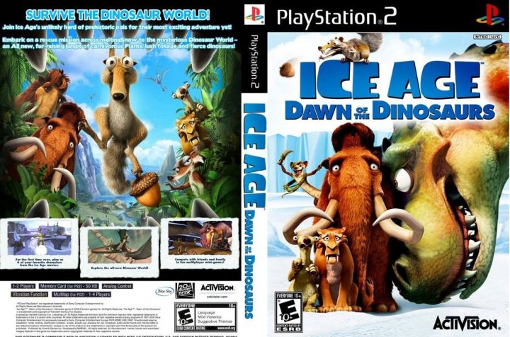 Ps2 Ice Age Dawn Of The Dinosaurs Dvd Game Playstation 2 Lazada