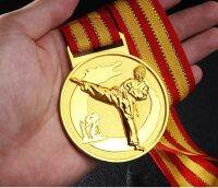 Holiday Discounts Judo Wrestling Martial Arts Competition Metal Medal Commemorative Card 2021