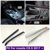 Center Control Interior Console Stalls Gear Shift Box Panel Strips Decoration Fit For Mazda CX-5 CX5 2018 - 2023 Accessories